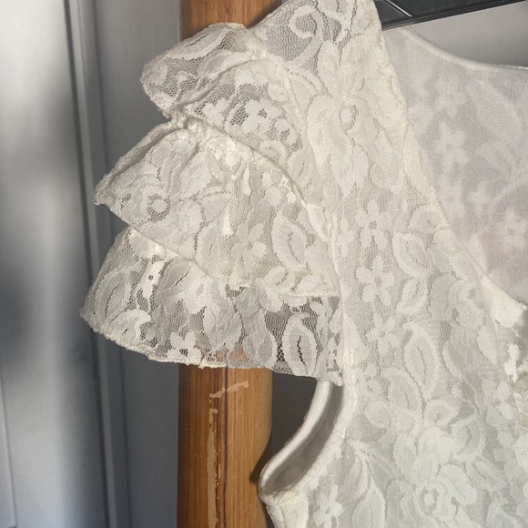 New SUMMER Lace Mini Dress Tunic SZ MED - Picture 4 of 7